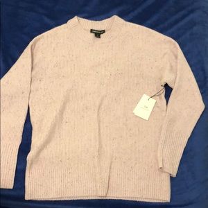 Something Navy Flecked Crewneck Sweater - Small